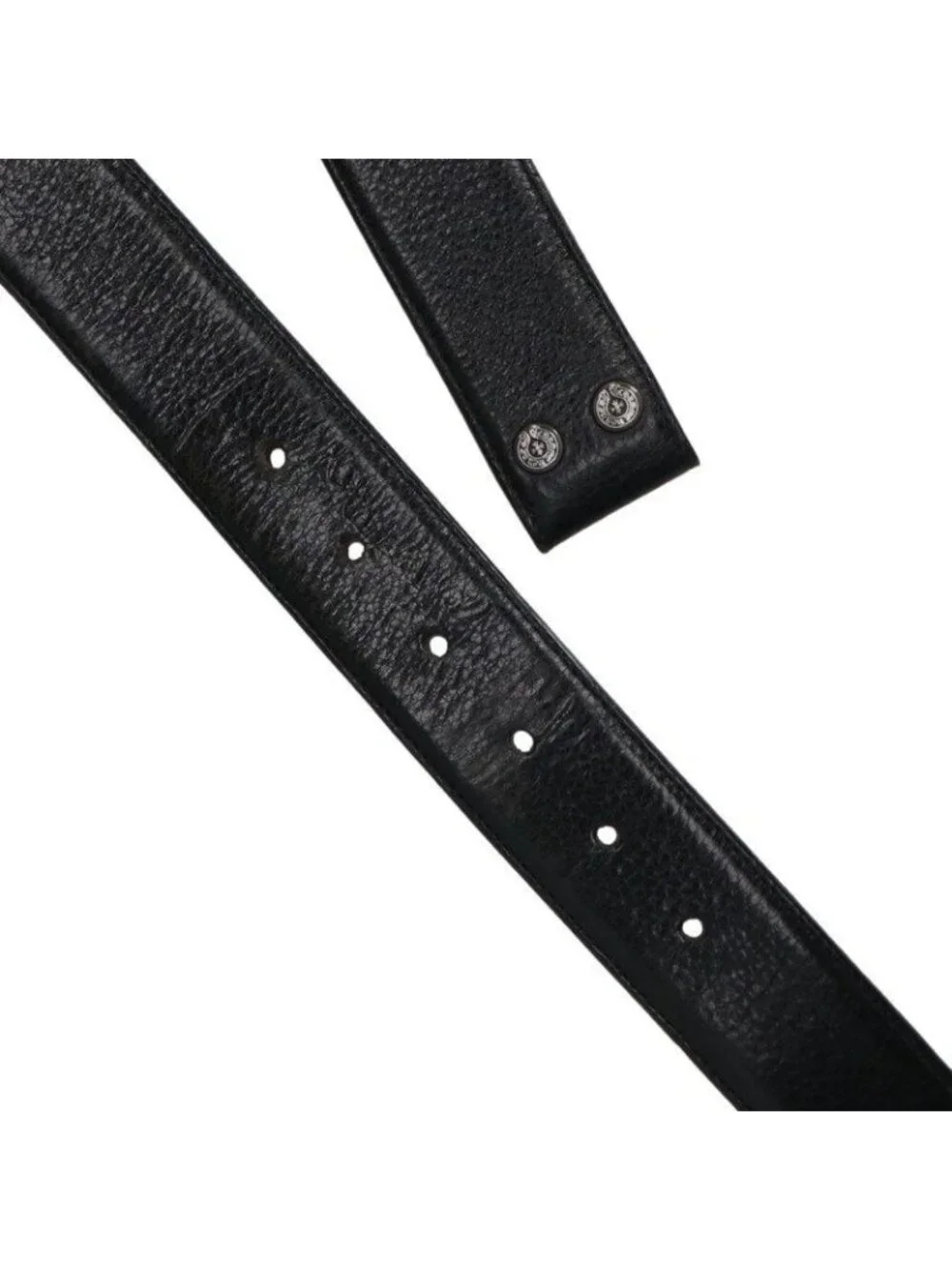 Chrome Hearts 1.5 Strap Scroll Rabe Roulis Betts Leather Belt